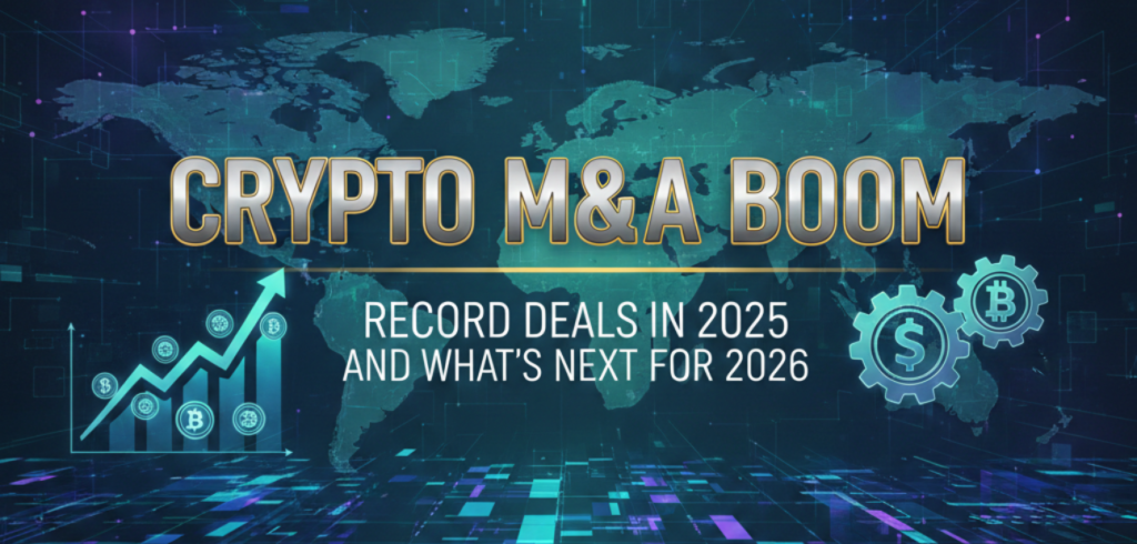 Meta Description: Crypto M&A hit record highs in 2025, with $8.6B in deals driven by institutional demand, regulatory clarity, and expanding digital asset infrastructure.